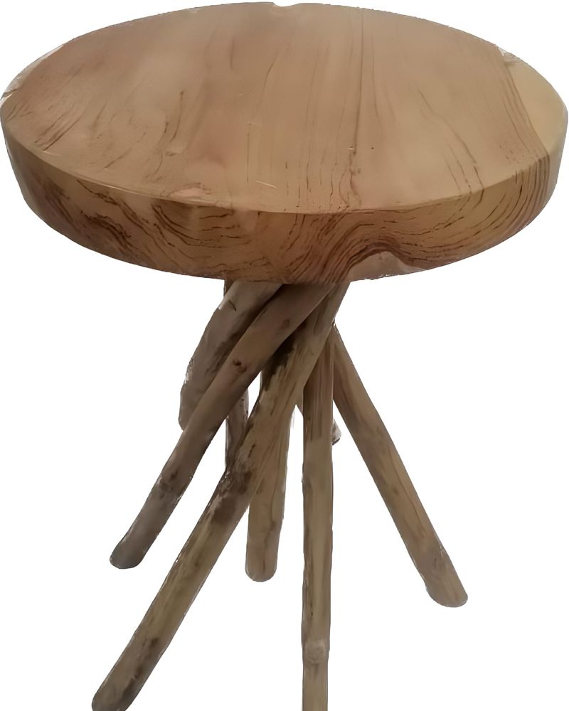 Pure solidwood side table /stand table with branch legs wood